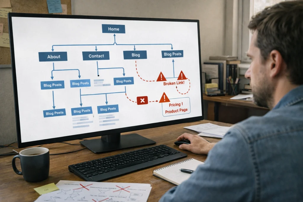 Internal Linking Structures That Work Against You