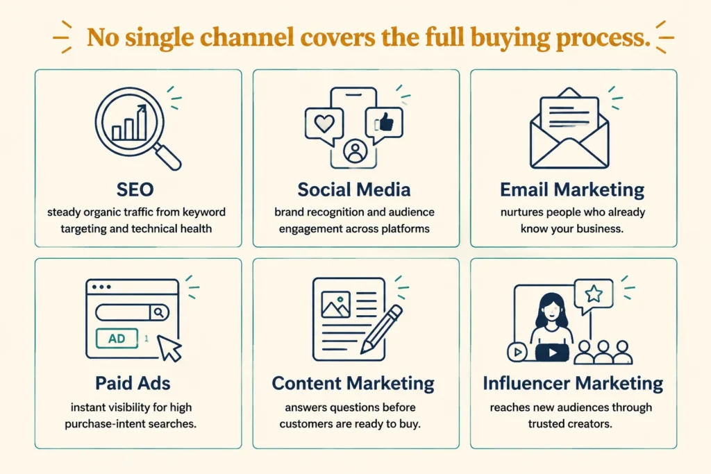 Online Marketing Channels: What Each One Does