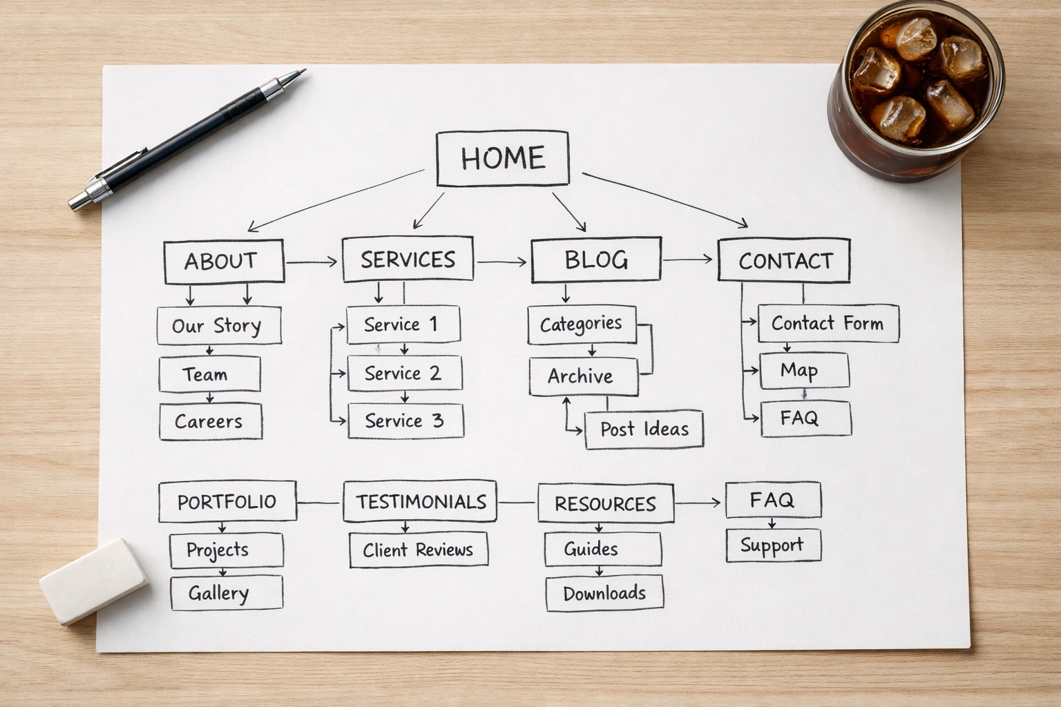 Website structure SEO