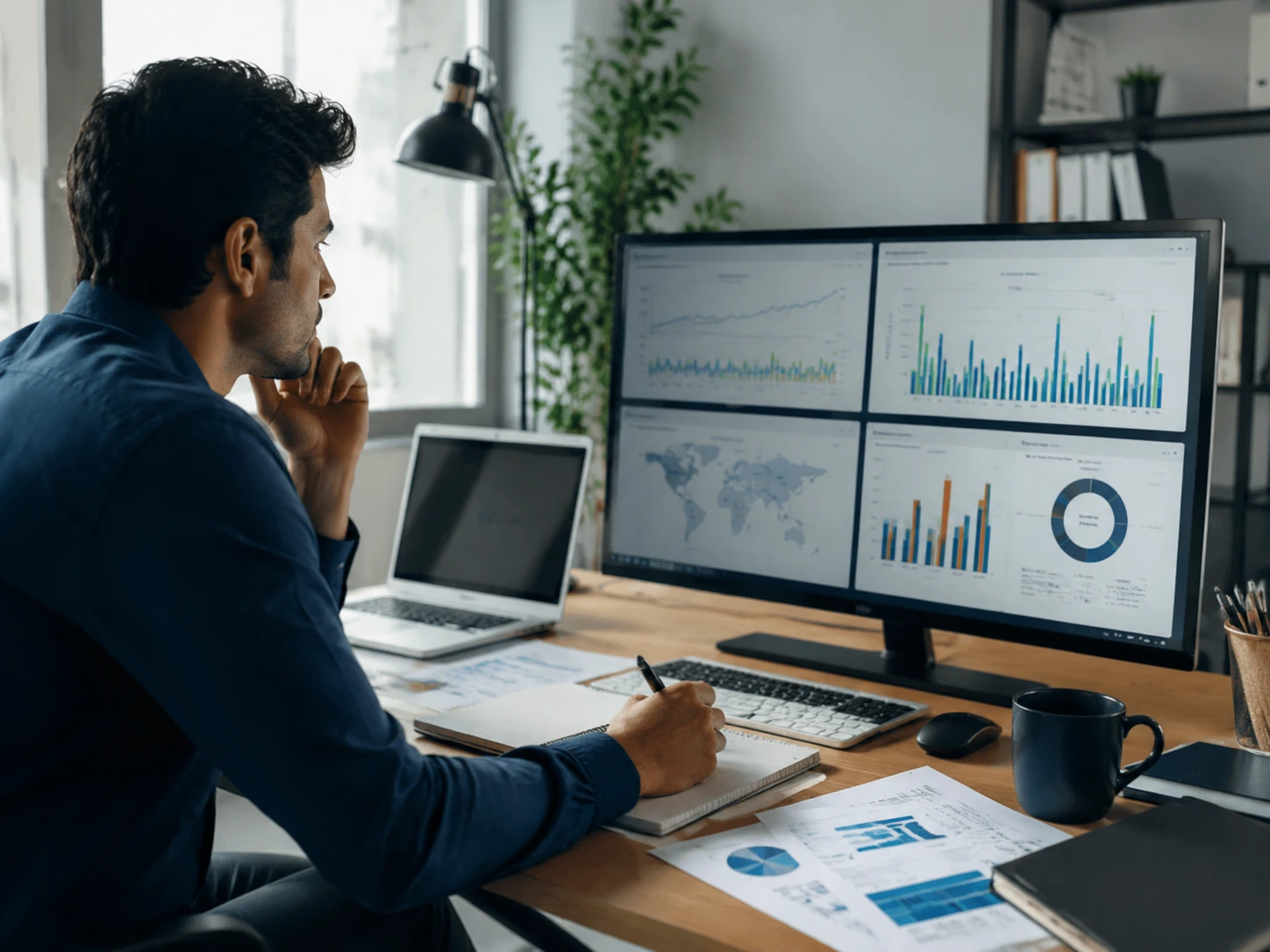 Website owner performing quarterly SEO Audit